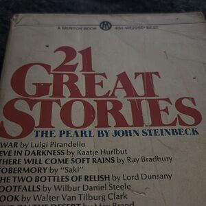 21 Great Stories Book by John Steinbeck